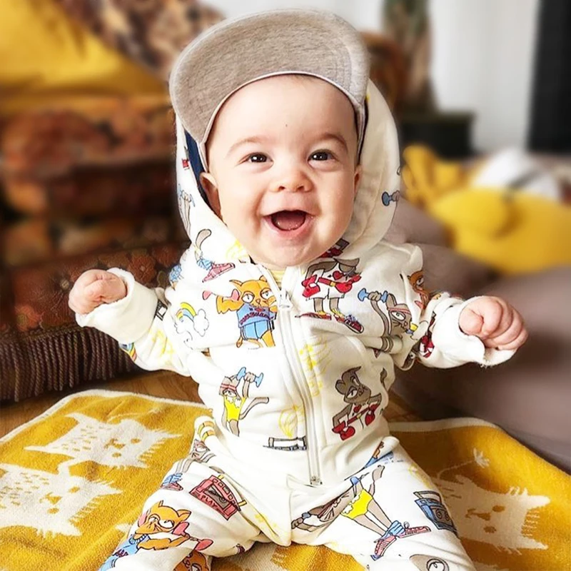 

TinyPeople Brand Baby Boy Clothing Suits Autumn Casual Baby Girl Clothes Sets Children dress Hoodie Sports pants Spring Kids Set