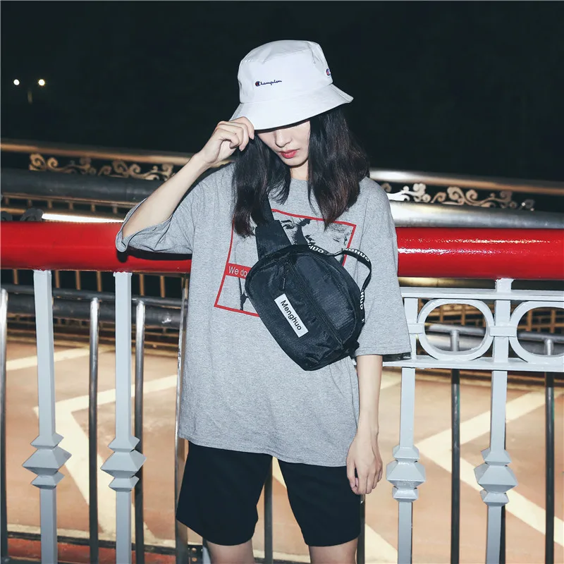 Menghuo Brand New Leisure Fanny Waist Pack Women Shoulder Belly Men Belt Handbags Female Crossbody Handbag Fanny Pack Waist bagIMG_5854