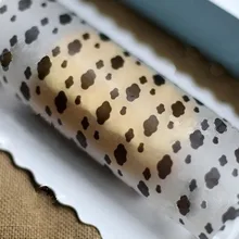 300 листов с черным облаком восковое покрытие жиронепроницаемая бумага для гамбургер сэндвич еды, конфет подарочная упаковка для мыла