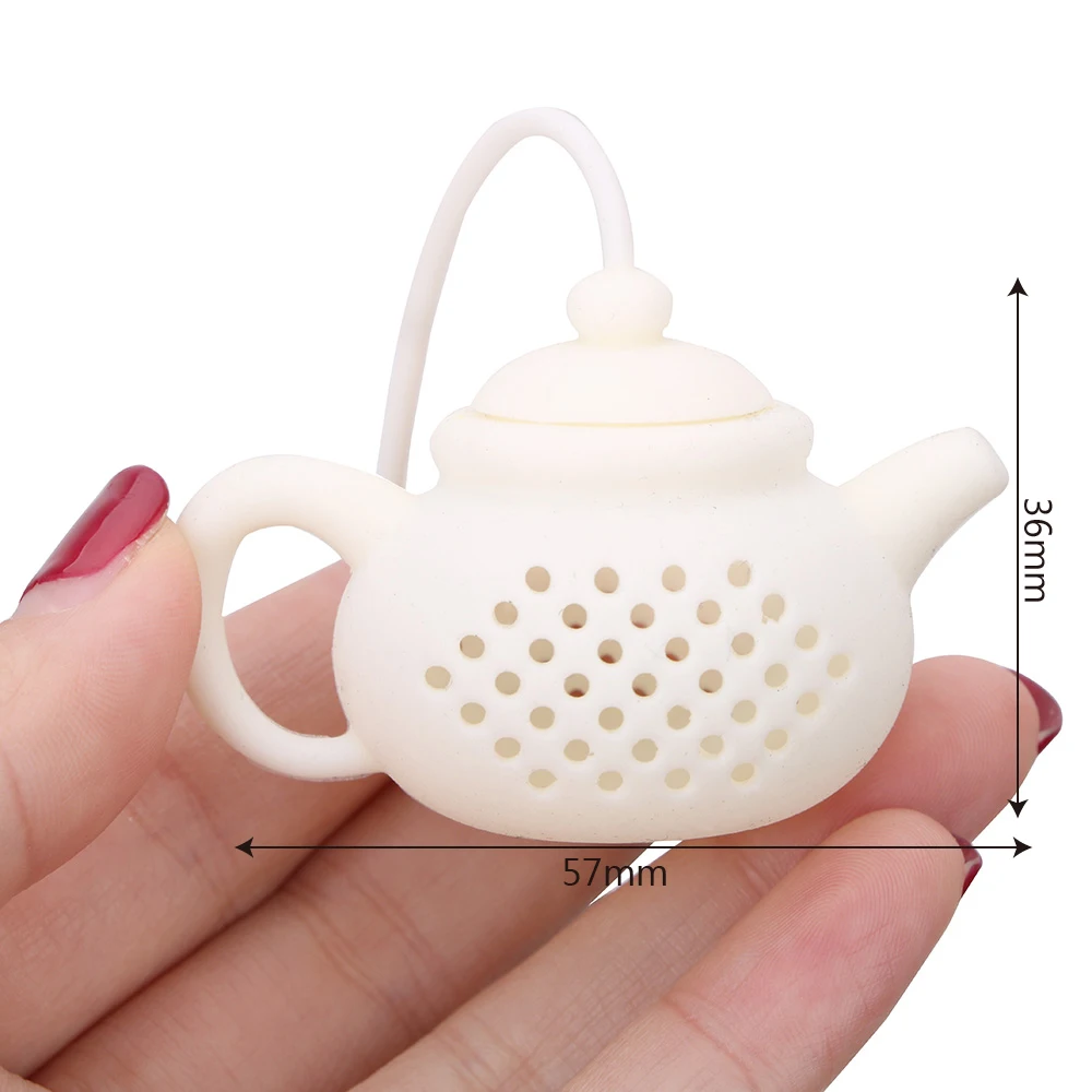 Кухонные принадлежности ситечко для чая травяной фильтр диффузор форменный чайник для заварки чая креативная посуда для чая пустые Силиконовые чайные пакетики