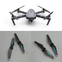 Новый из 2 предметов 6 светодио дный положительный обратный винт для воздуха Drone AccessoriesCharging флэш-пропеллер USB Зарядное устройство лезвия
