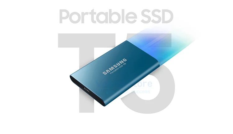 Samsung мобильный SSD T5 250 ГБ высокоскоростной USB3.1 внешний SSD шифрование T5 250 Гб мобильный ПК двойного назначения