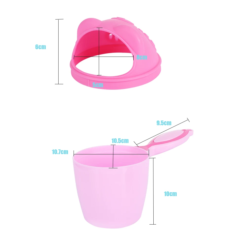 1 шт. детский шампунь чашка Медведь Форма практичный Bailer для ванной воды хранения Ложка для малышей душ детские товары Аксессуары для ванной комнаты