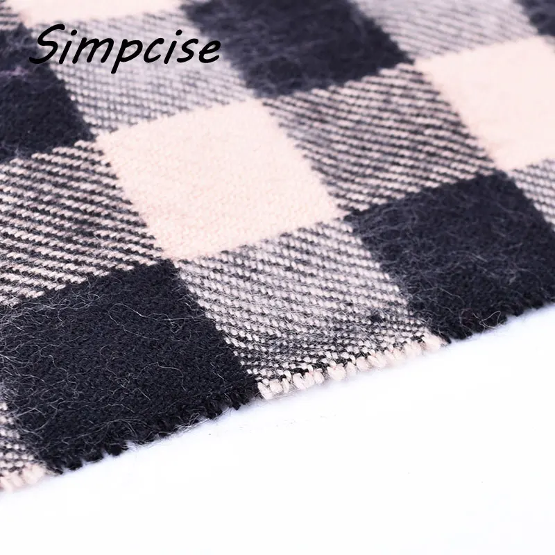 mens knit scarf Winter soft warm man scarf fashion Unisex scarfs classical tartan scarf warm cashmere scarves A3A17528 men's scarves & shawls