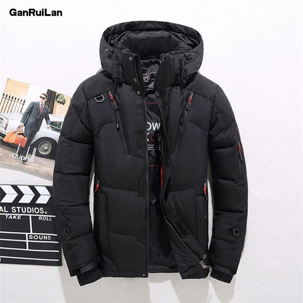 lower price  Jackets Men Winter Casual Outwear Windbreaker Jaqueta Masculino Slim Fit Hooded Fashion Overcoats H