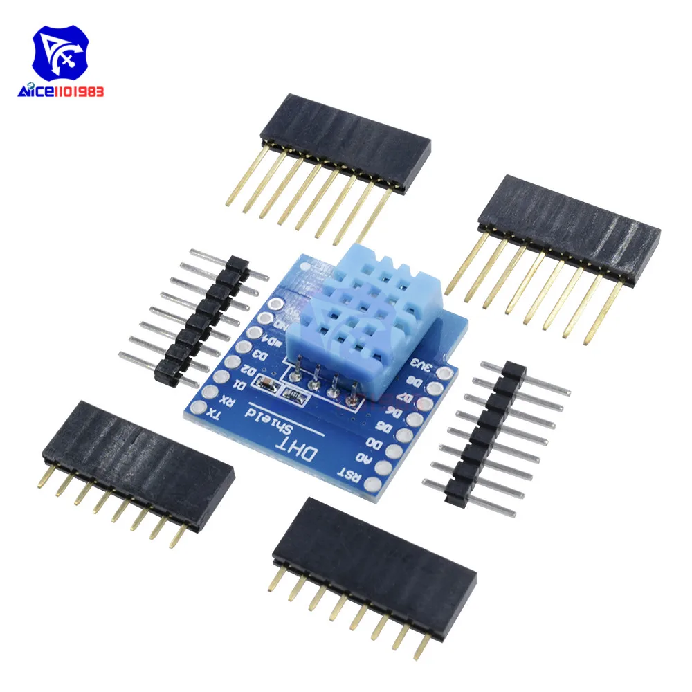 Расширяющаяся мини-плата DHT11 Wemos D1 проекционный модуль датчика температуры и