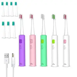 LANSUNG U1 электрическая зубная щетка перезаряжаемая зубная щетка звуковая ультразвуковая зубная щетка Зубы для взрослых и детей