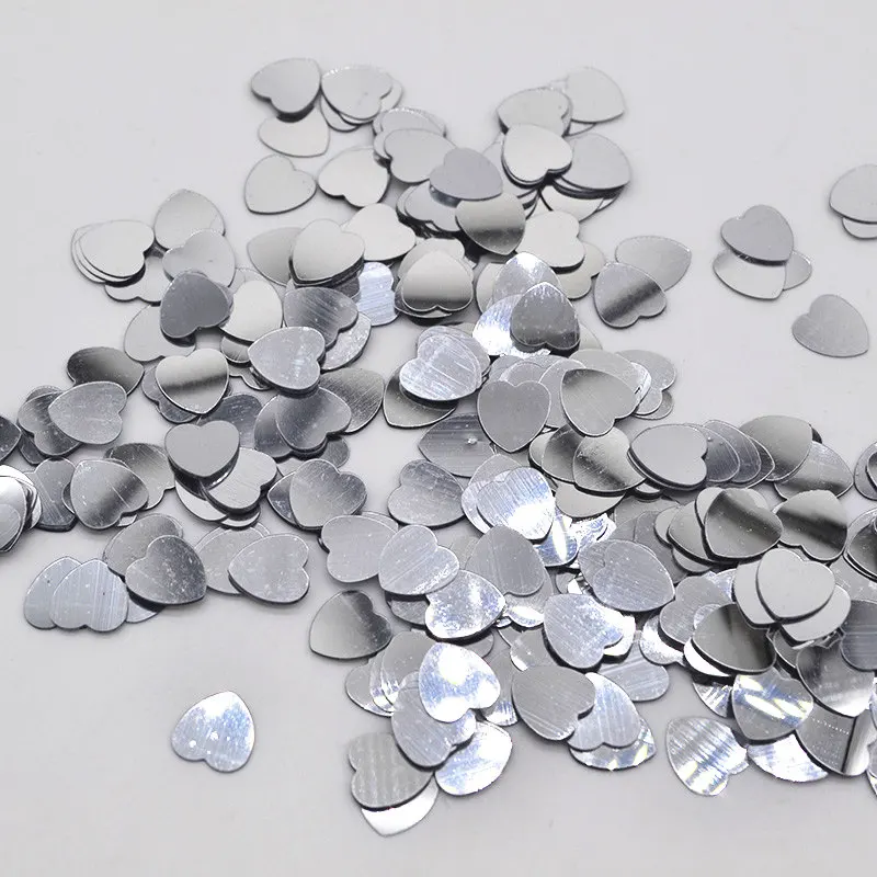 Sparkling Arclic Confetti Solid Color Heart Confetti DIY Love For Wedding Party Table Decorative Supplies 500pcs
