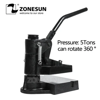 

ZONESUN 8360 Hand Pressure Sampling Machine,Laser Knife Mold Leather Stamping Machine,Manual Leather Mold Die Cutting Machine