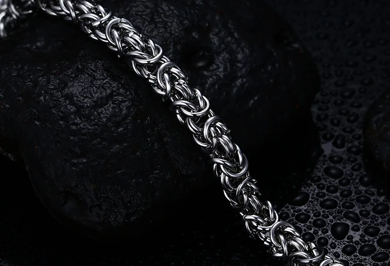 Модные мужские браслеты из нержавеющей стали металлические аксессуары|bracelet