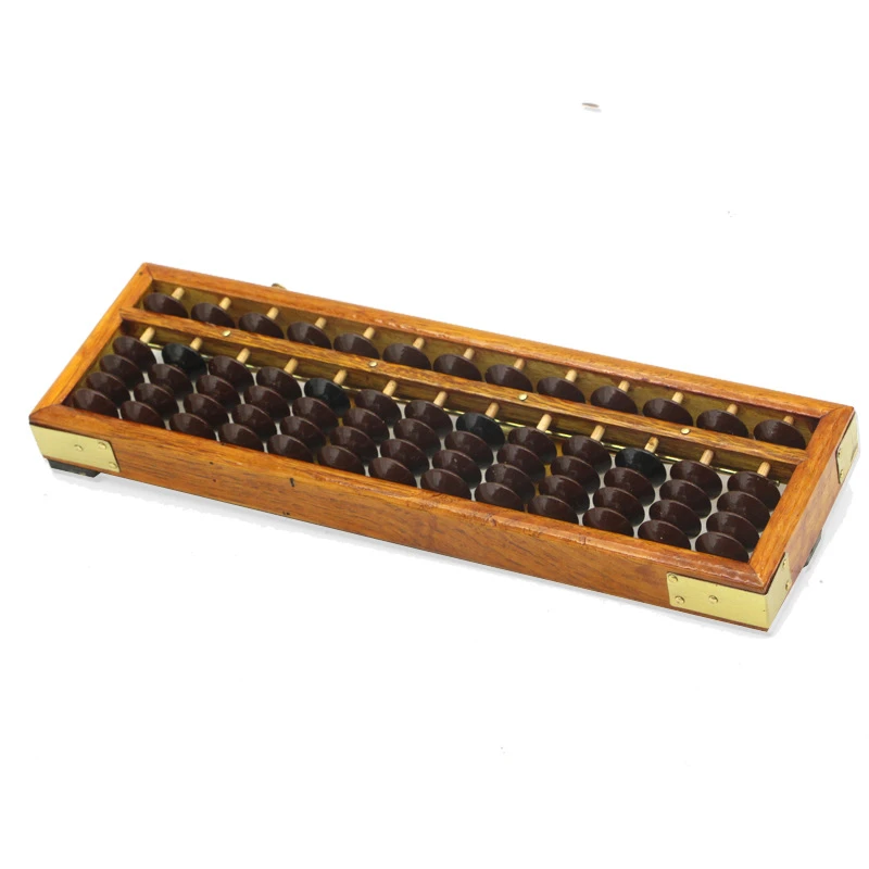 wooden calculator toy