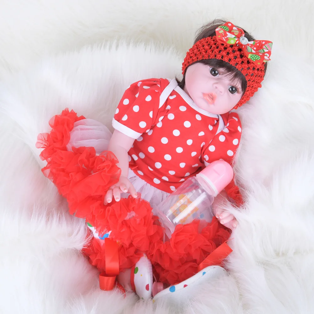 55 см Bebe Реалистичная кукла Новорожденный новорожденный подарок для детей день