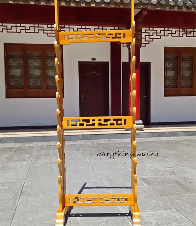 

Wushu Weapon Racks Sword Stands Kung fu Large Rack Martial Arts Swords Stands