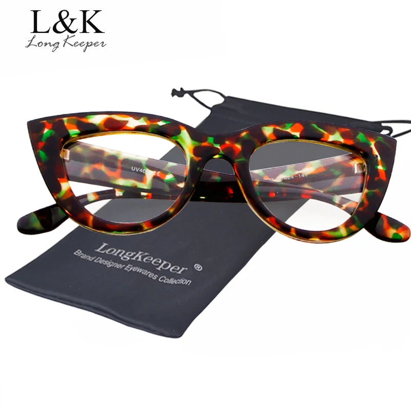 Очки солнцезащитные Long Keeper UV400 женские винтажные солнечные аксессуары кошачий