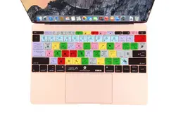 XSKN для фотошоп клавиатура чехол для Macbook 12 A1534, США Макет для нового Macbook 13 A1708 PS функциональный ярлык клавиатуры кожи
