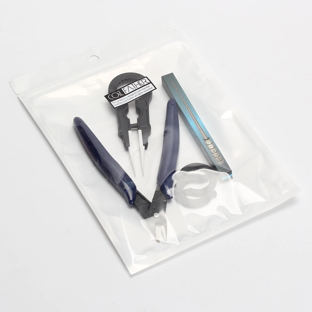

Coil Father DIY Tool Kit Pliers Ceramics Tweezer 1.5mm-3.5mm Coil Jig For Electronic Cigarette RDA RBA Atomizer
