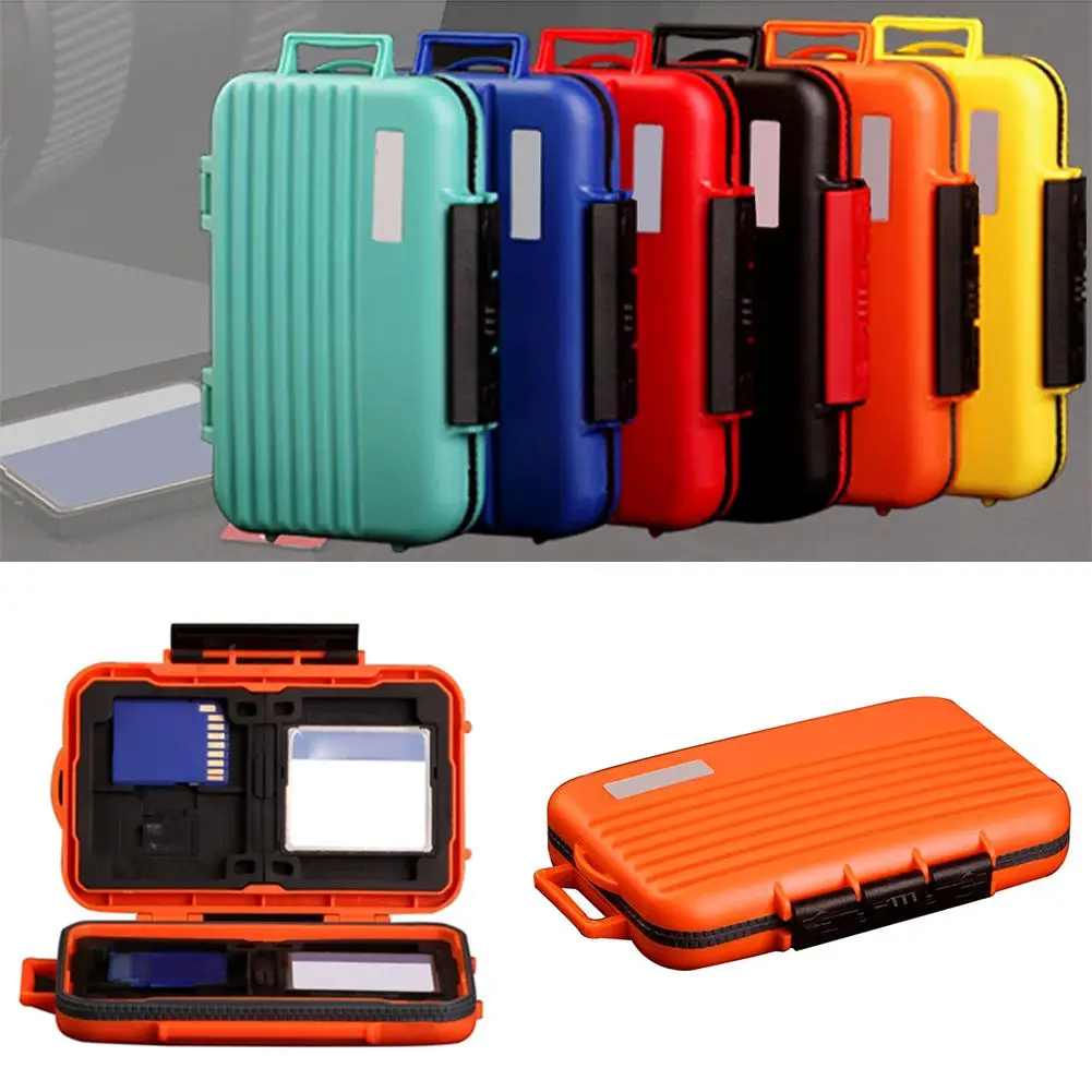 Sale Waterproof Shockproof SD CF TF Memory Card Storage Case Holder