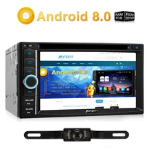 Тыквы 2 Din Android 8,0 Универсальный dvd-плеер автомобиля gps навигации Bluetooth Qcta-core Стерео FM Rds радио OBD2 4 г головного устройства