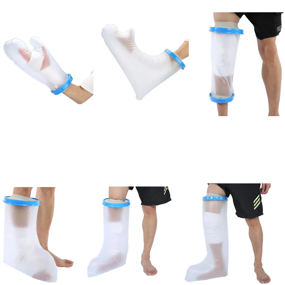 

Adjustable Waterproof Cast Bandage Protector Wound Fracture Knee Thigh Calf Hand Arm Ankle Cover for Shower Adult Corrector
