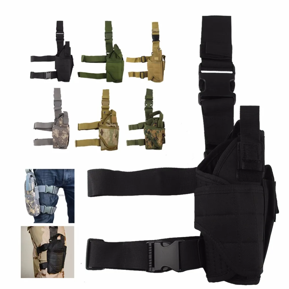 Universal Holster Molle Gun Outdoor Tactical Leg Holster Pistol/Gun Drop Leg Thigh Holster 31