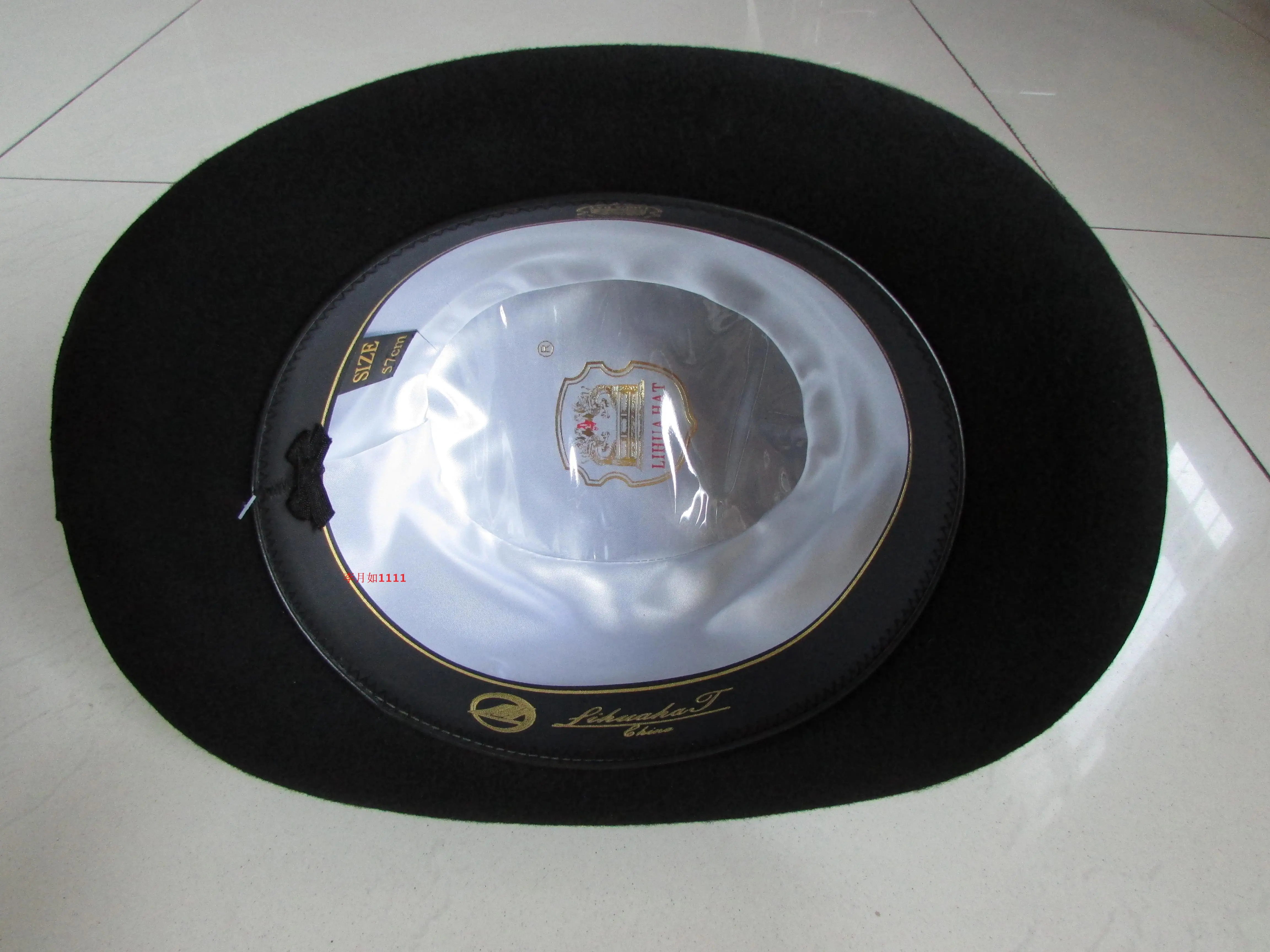 Новинка, шерстяная шляпа, высокое качество, модная мужская и женская черная кепка, котелок, черные шерстяные фетровые шляпы Дерби котелок, B-8134