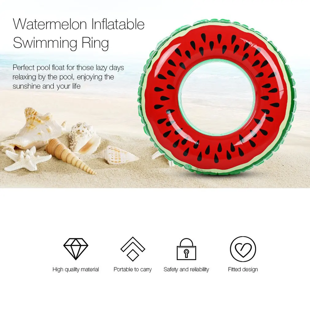 Watermelon Inflatable Adult Children Swimming Ring Inflatable Pool Float Circle For Adult Children
