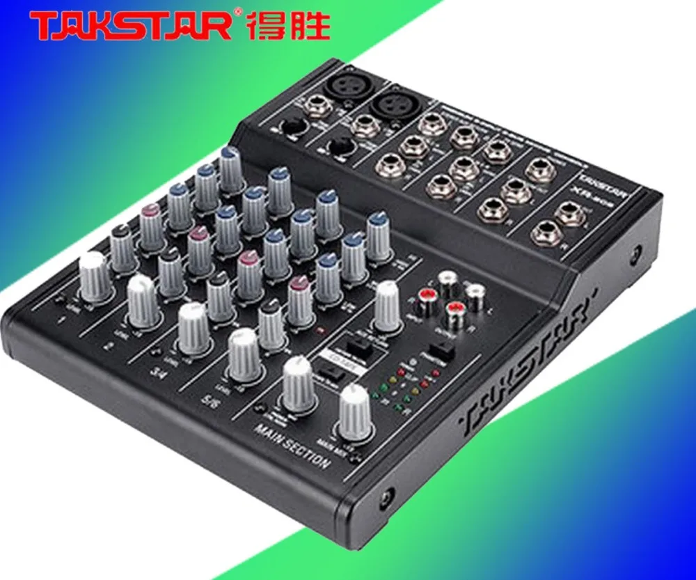 TAKSTAR XR-208 Mixer Console Digital Mixer Premium 8-input 2-Bus Mixing Console use for Audio making recording studio ect. декор adex studio relieve ponciana timberline 2 5x19 8