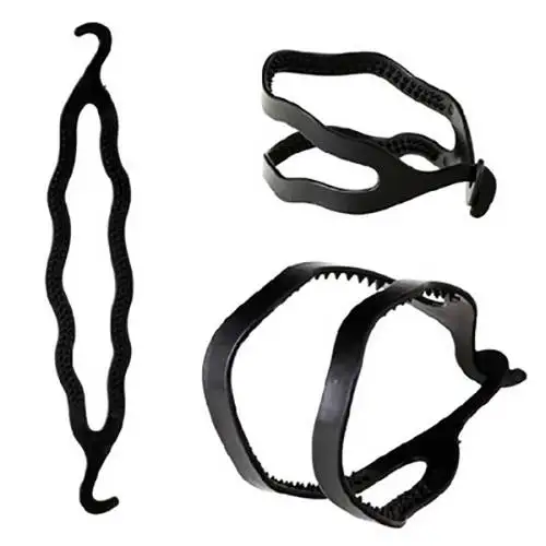 4pcs/set 3 Kinds Magic Hair Styling Accessories Set Braiders Hair Pin Bun Roller Maker Hair Braiding Twist Curler Styling Tool