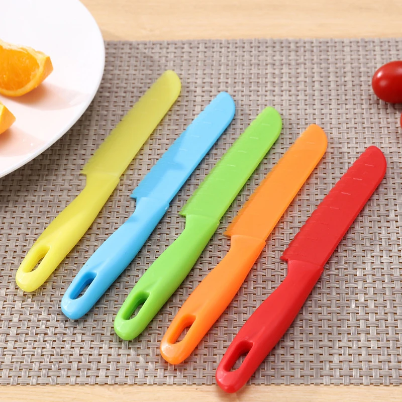 

Plastic Kitchen Paring Knives for Beginner Kids Chef Toddler Cooking Knives Children's Paring Knives Fruit Knife
