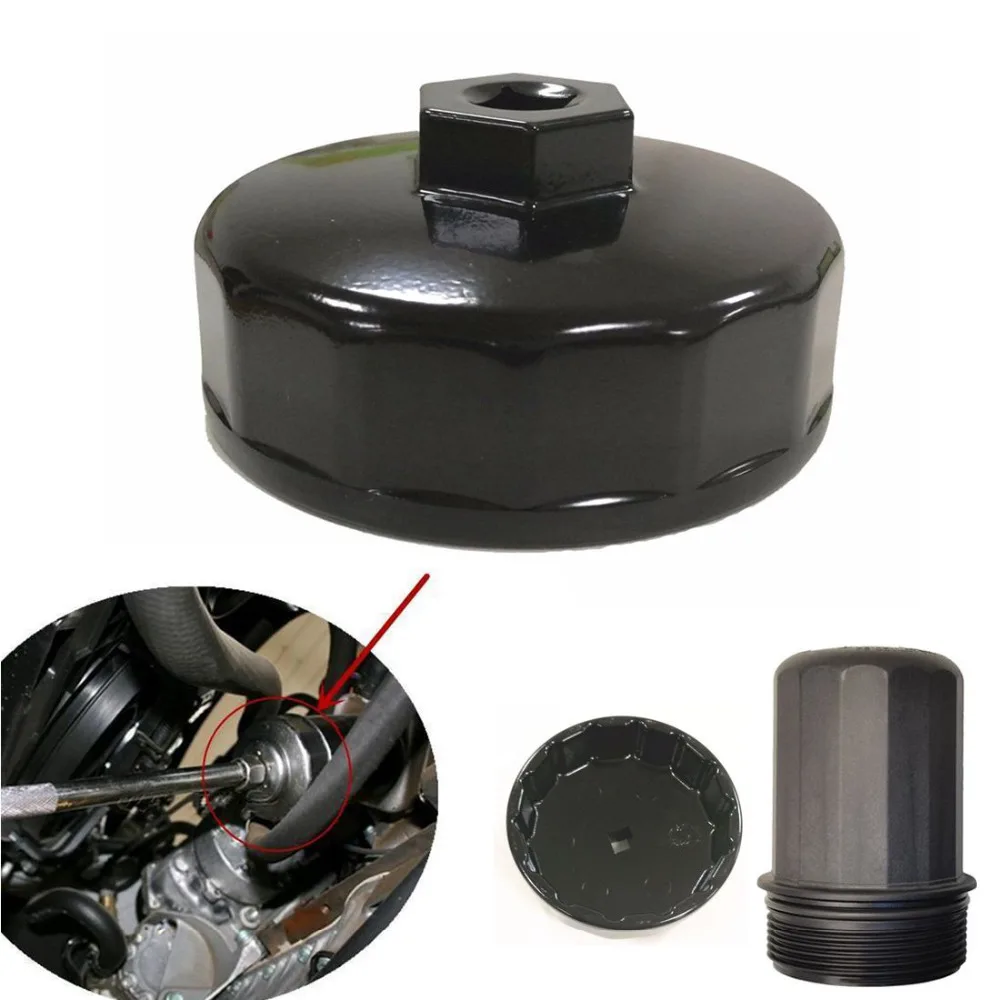 

Aluminum BLK 74mm 14 Flute Oil Filter Wrench Cap Housing Tool Socket Removal For BMW Motorcycle K75 R1100/1150/1200 R850 S1000RR