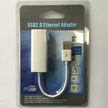 

USB2.0 to RJ45 Ethernet Lan Network Adapter 10/100Mbps Fast network Male To Female Connector for PC Laptop Win,Mac Free Shipping