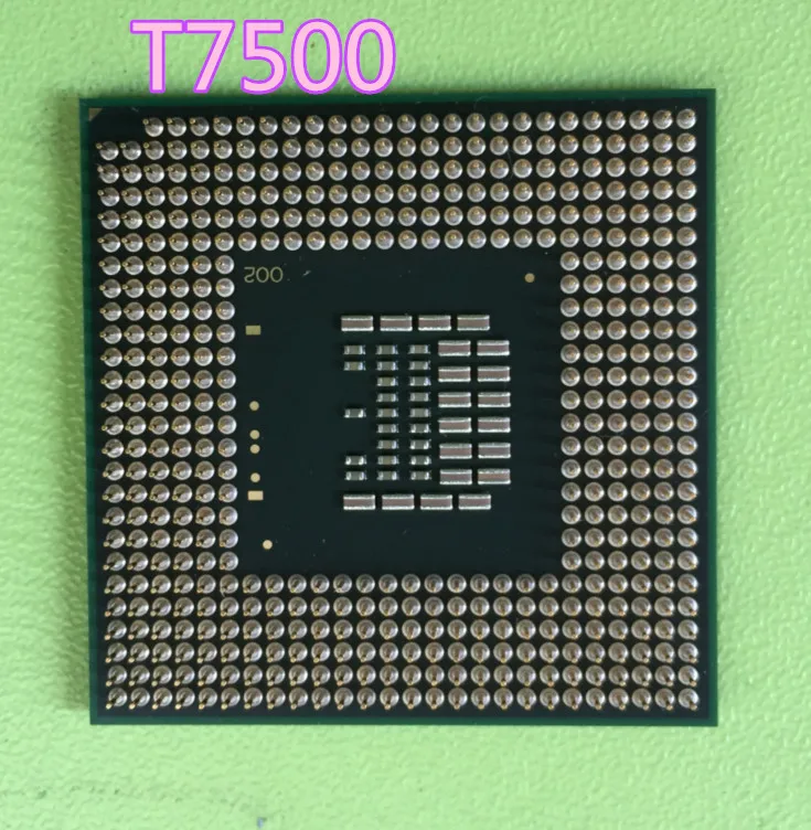 Для Intel Core Duo T7500 cpu 4M cache/2,2 GHz/800 MHz FSB двухъядерный ноутбук процессор для 965 чипсета