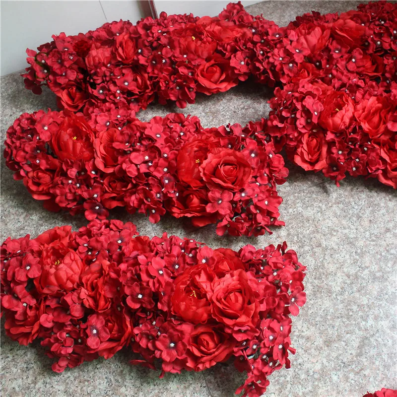 

SPR High quality 10pcs/lot wedding flower wall stage or backdrop decorative wholesale artificial flower table centerpiece