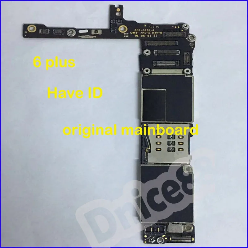 

For iphone 6 plus 16GB ICloud ID lock original motherboard NOT working,This board cannot enter the system,use to repair
