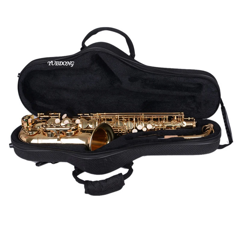 Прочная сумка для саксофона Alto Eb чехол Sax с двойным ремешком жесткая коробка 600D