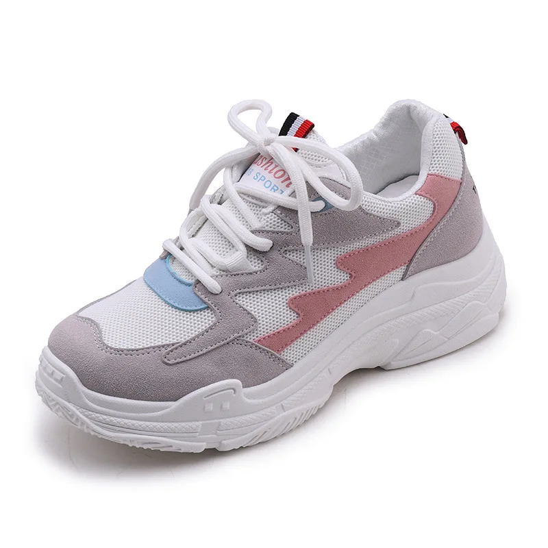 

Hersevll New 2019 Spring Fashion Women Casual Shoes Suede Leather Platform Shoes Sneakers Ladies White Trainers Chaussure Femme