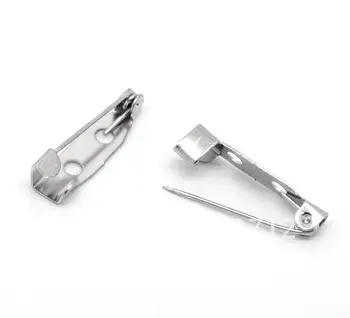 

Free shiping!!!!!!! Silver Tone Brooch Back Pins Findings 20x5mm(3/4"x1/4")