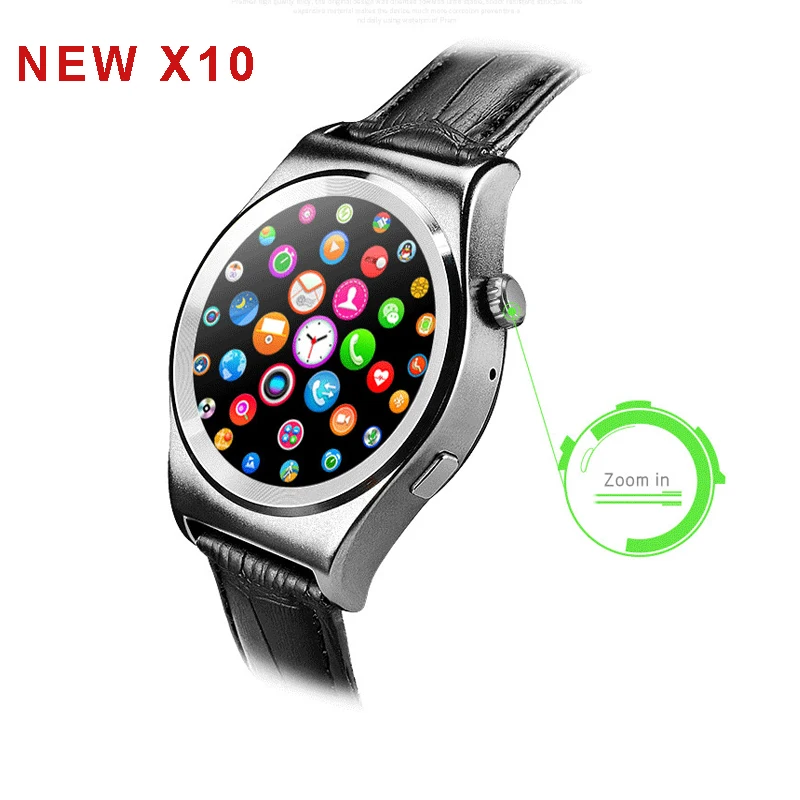 Prix pour Nouveau x10 complet ronde smartwatch coeur taux tracker mtk2502 bt4.0 santé tracker smart watch pour ios android soutien néerlandais arabe Prix pour Nouveau x10 complet ronde smartwatch coeur taux tracker mtk2502 bt4.0 santé tracker smart watch pour ios android soutien néerlandais arabe