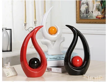 

ceramic black flower vase designs home decor crafts room wedding decoration handicraft figurine garden ornament porcelain statue