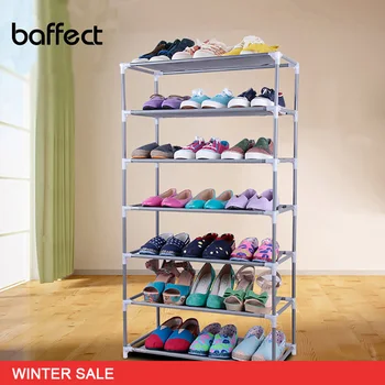 

Shoe Racks Storage Organizer DIY Assembled Plastic Multiple Layers Shoes Shelf Stand Holder Door Stackable Shoe Rack Save Space