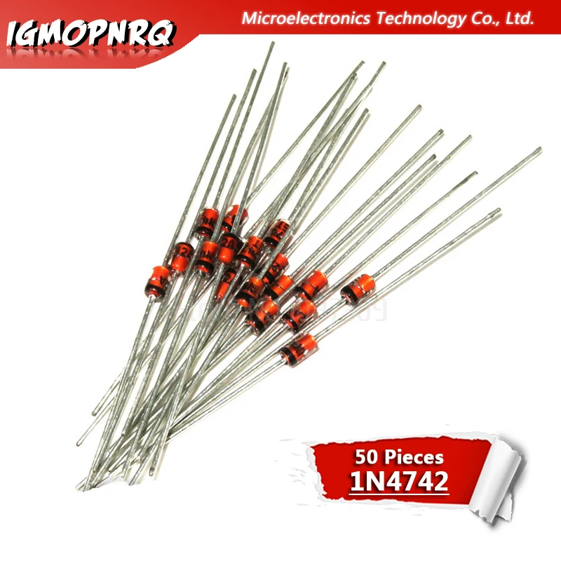1N4742 4742 12V 1W DIODE ZENER LOT OF 100 pcs