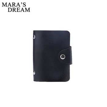 

Mara's Dream 24 Card Slots Double Sided Plastic Card Holder Small Multicolor Business Pack Bus Card Bag Women Purses Men Wallets