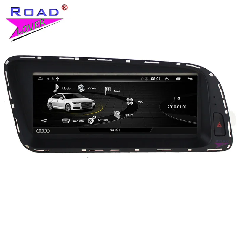 Sale 2 Din Android 7.1 Car Radio For Audi Q5 2010 2011 2012 2013 2014 2015 2016 2017 Stereo GPS Navigation Car Head Unit Autoradio 1