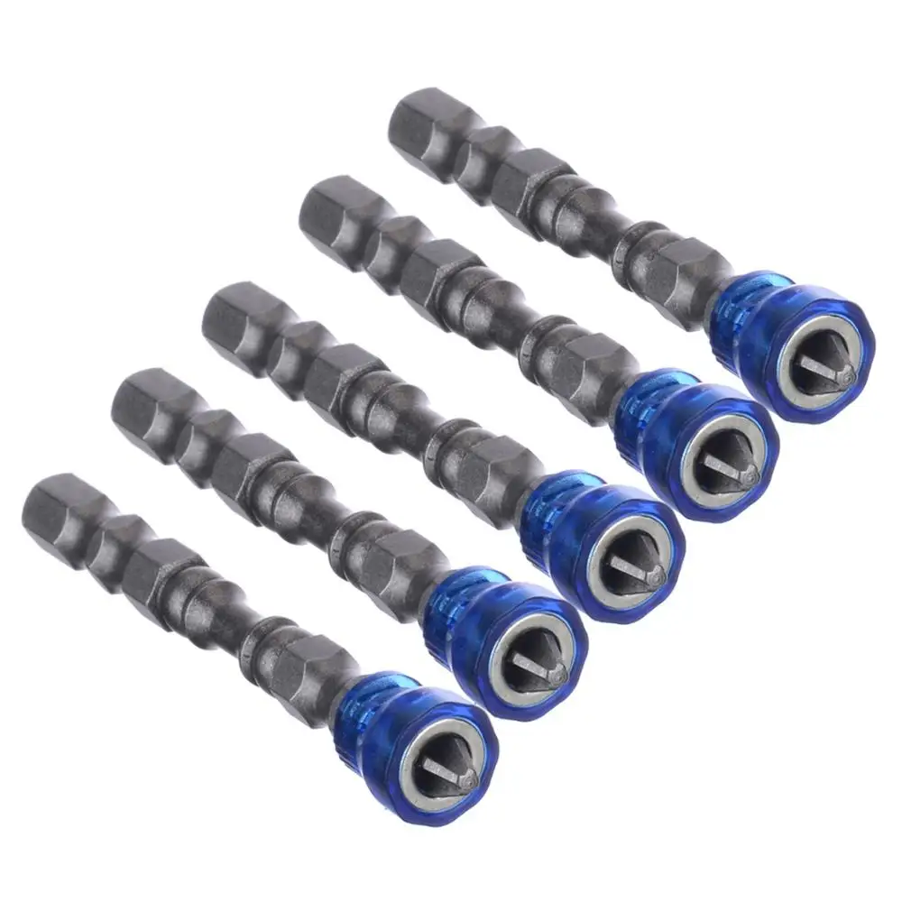 5pcs S2 PH2 Anti Slip Hex Screwdriver Single Head