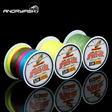 Angryfish 4 trançado fio 100m multicolorido pe trançado 0.4 #-6.0 # código 10-60lb pe trançado multifilament linha de pesca para saltwate