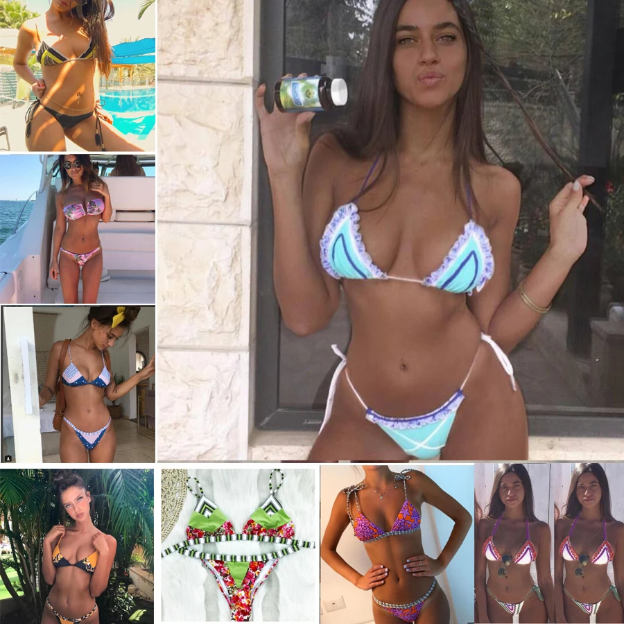 Hot Swimwear Bandage Bikini 2017 Sexy Beach Swimwear Women Swimsuit