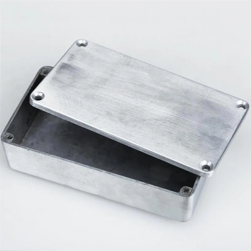 

Zebra 1590B Style Effects Pedal Aluminum Stomp Box Enclosure for Stringed Instruments Guitar Cases Storage Holder Guitar Parts