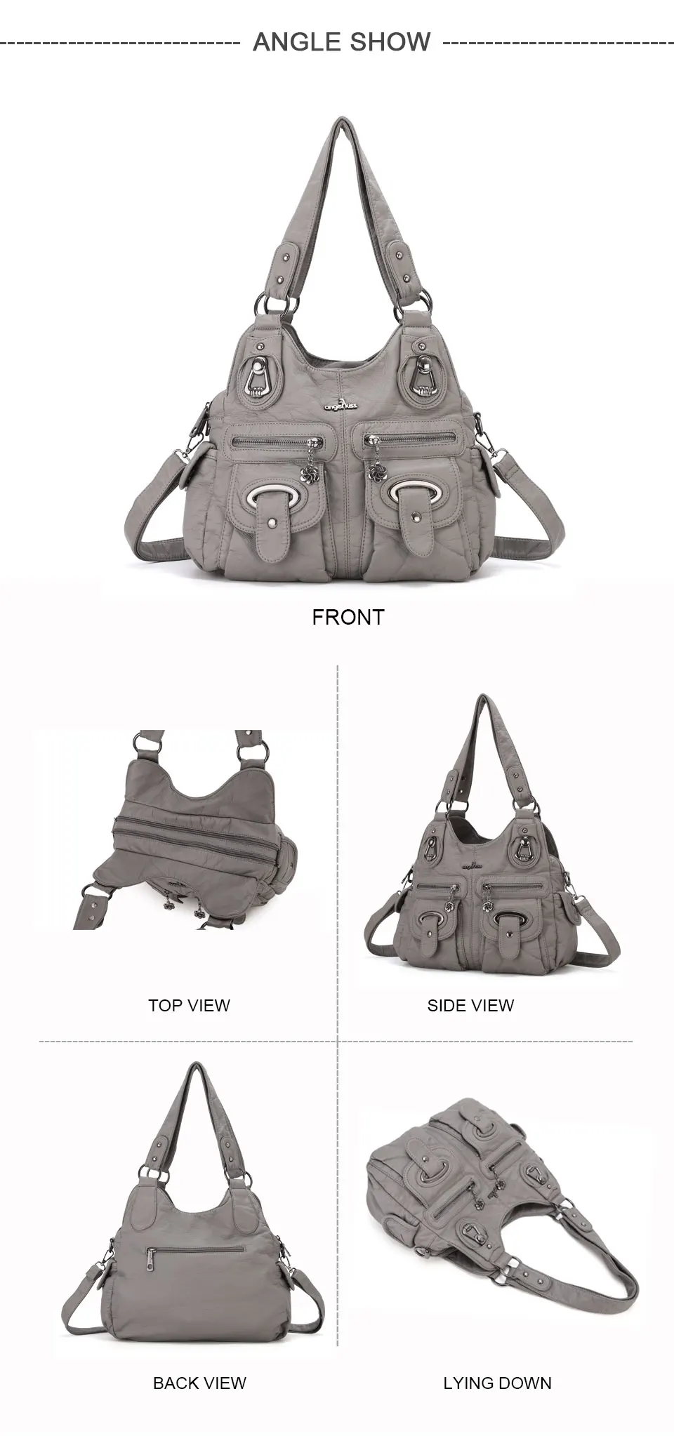 Angel Kiss сумки женские сумочки из искусственной кожи с несколькими карманами сумки на плечо XS160773