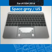 Космический серый 613-02547-A A1534 удобный Упор для рук для Macbook retina 1" ладонь Отдых Топ чехол с клавиатурой США MLHA2 MLHC2