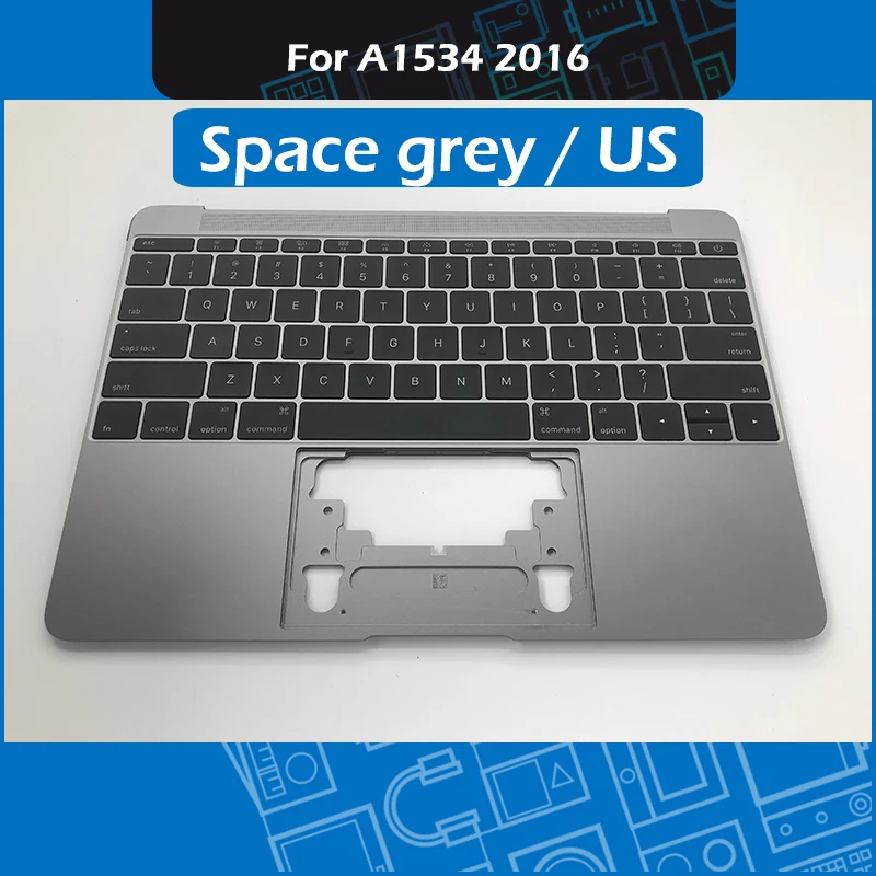 Упор для рук Space Grey 613 02547 A A1534 Topcase подставка 12 дюймов с английской клавиатурой 2016